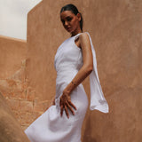 The Random Words Linen Dress