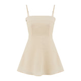 Long Story Short Linen Mini Dress
