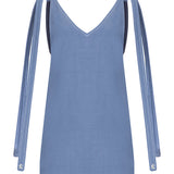 Sunset in Myndos Linen Dress
