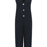 By the Lake Maggiore Linen Jumpsuit