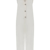 By the Lake Maggiore Linen Jumpsuit