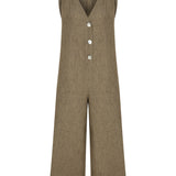 By the Lake Maggiore Linen Jumpsuit