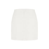 Cheese and Grapes Linen Skirt