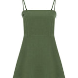 Long Story Short Linen Mini Dress