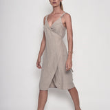 The French Balcony Rituals Linen Dress