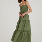 Runs Through My Mind Linen Dress