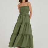Runs Through My Mind Linen Dress
