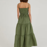 Runs Through My Mind Linen Dress