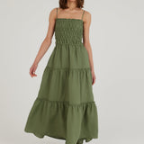 Runs Through My Mind Linen Dress