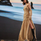 Ocean of Thoughts Linen Dress