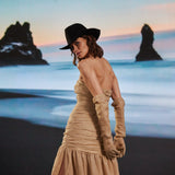 Ocean of Thoughts Linen Dress