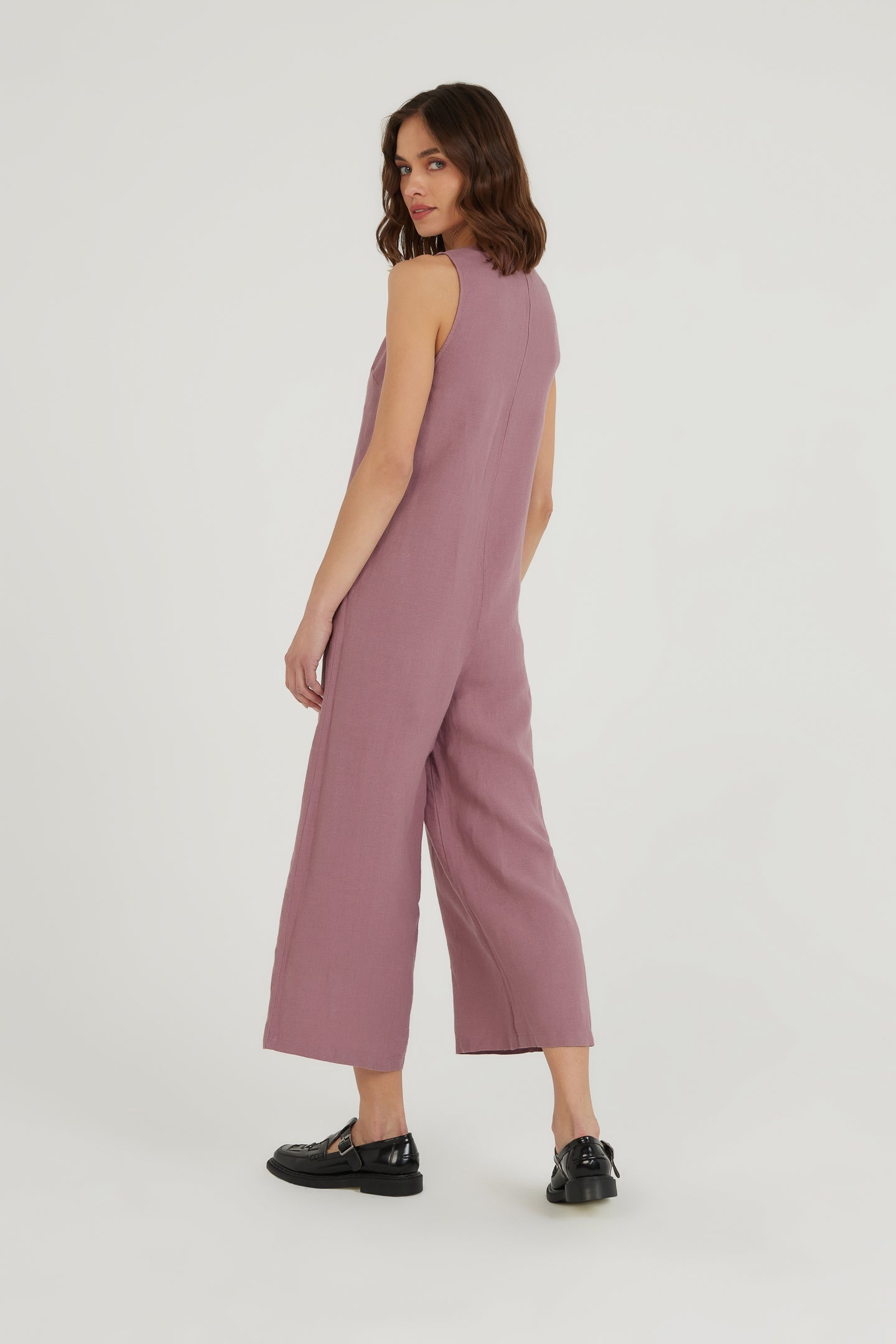 By the Lake Maggiore Linen Jumpsuit