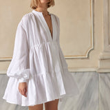 In A Different World Linen Dress
