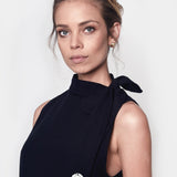 High on the Rocky Hills Linen Dress