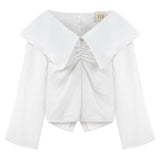 One Word After Another Linen Blouse