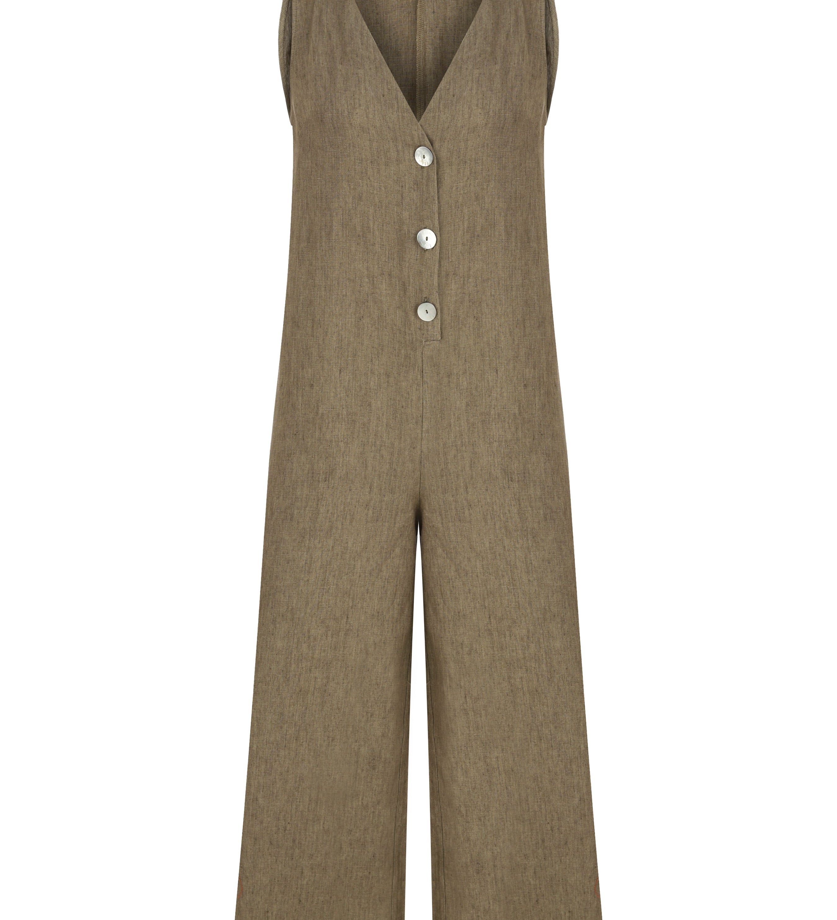 By the Lake Maggiore Linen Jumpsuit