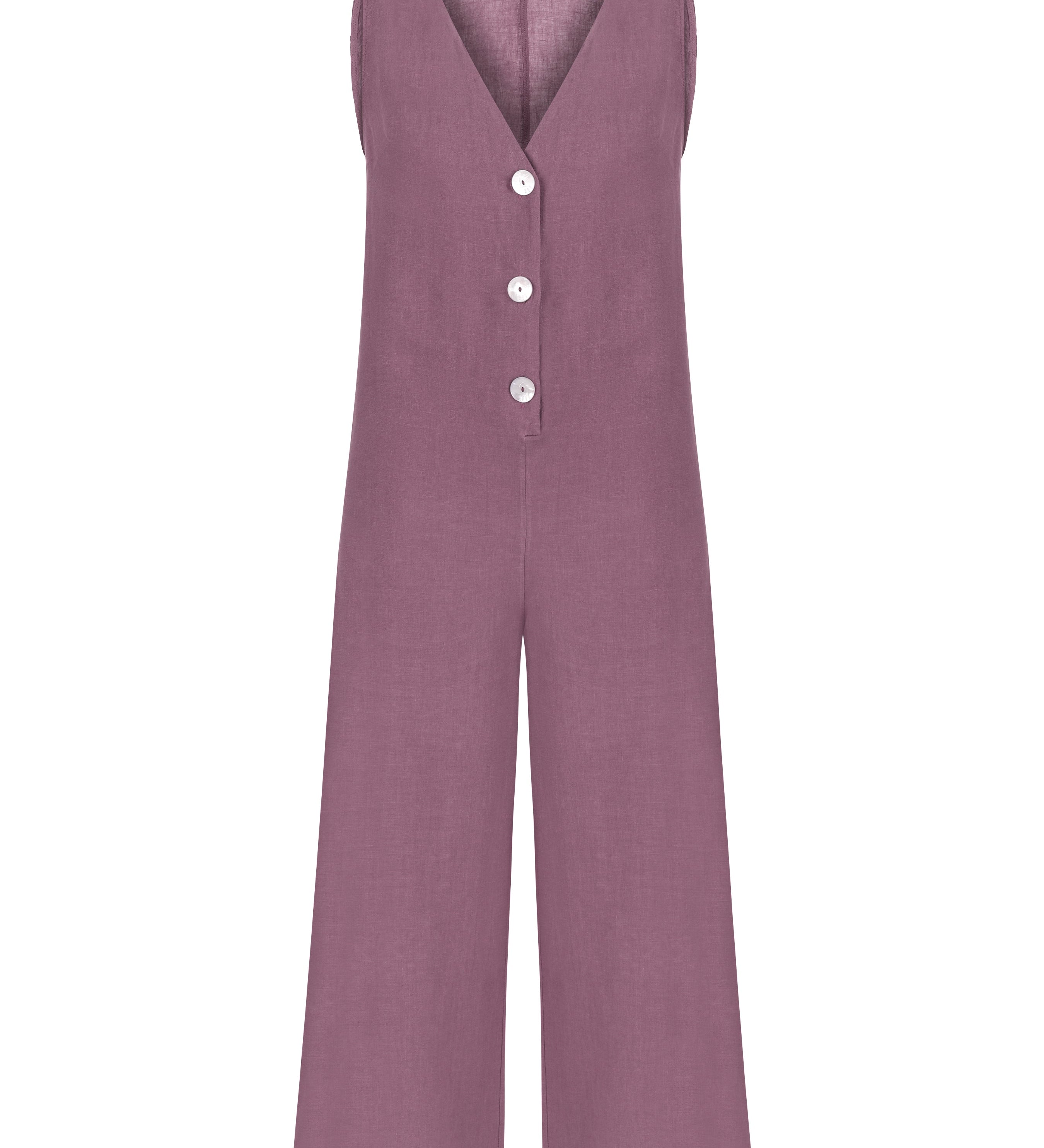 By the Lake Maggiore Linen Jumpsuit