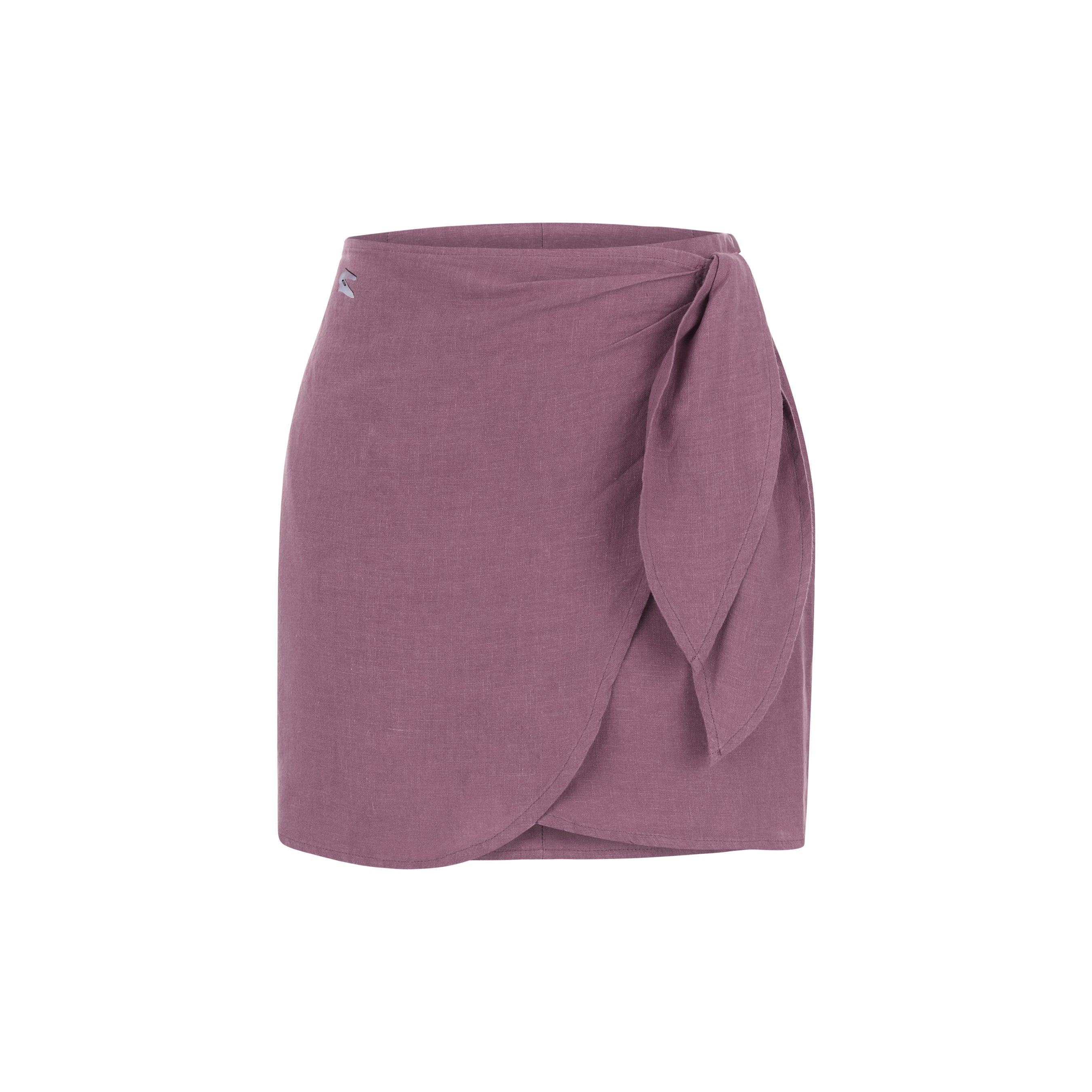 Cheese and Grapes Linen Skirt