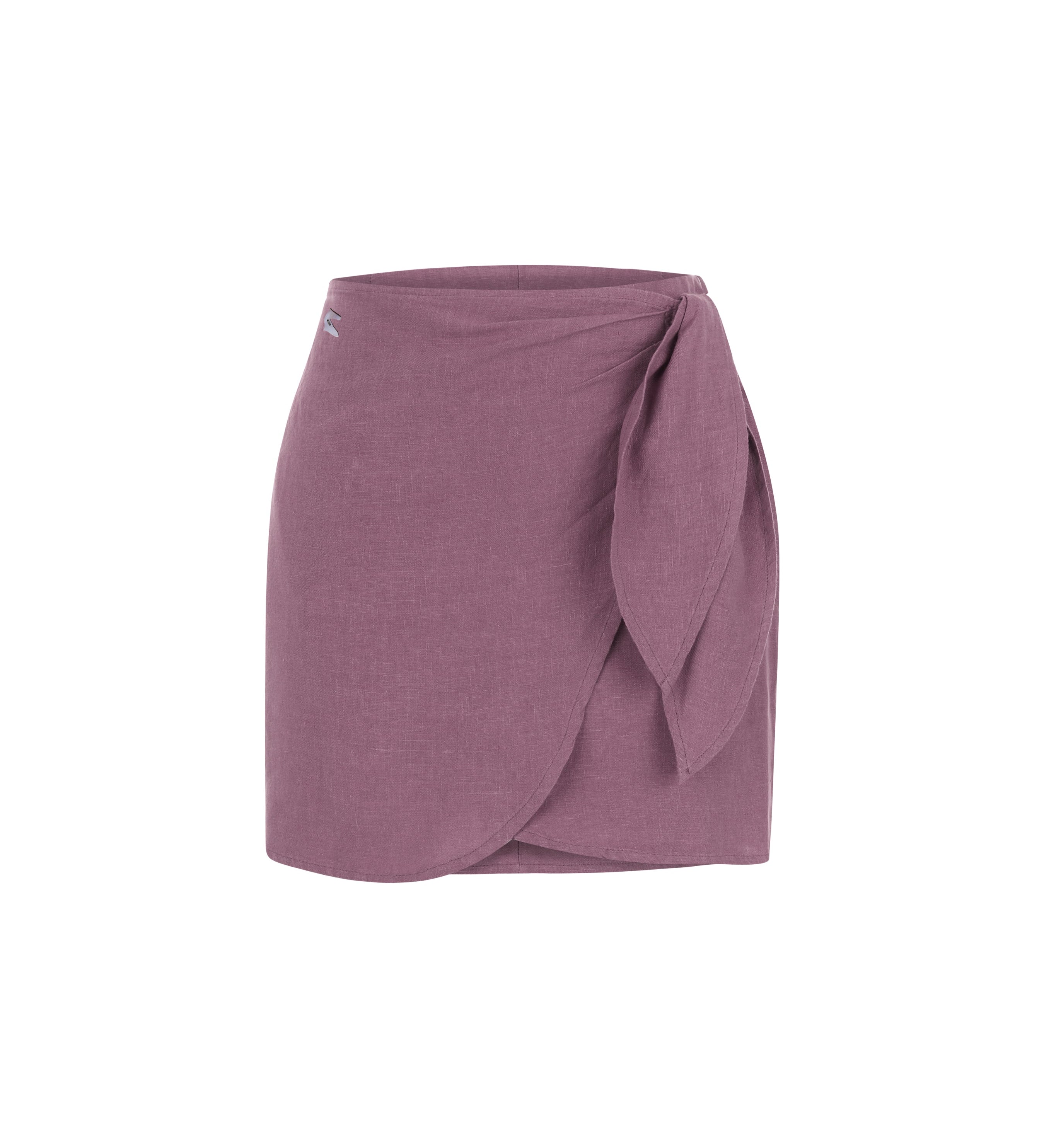 Cheese and Grapes Linen Skirt