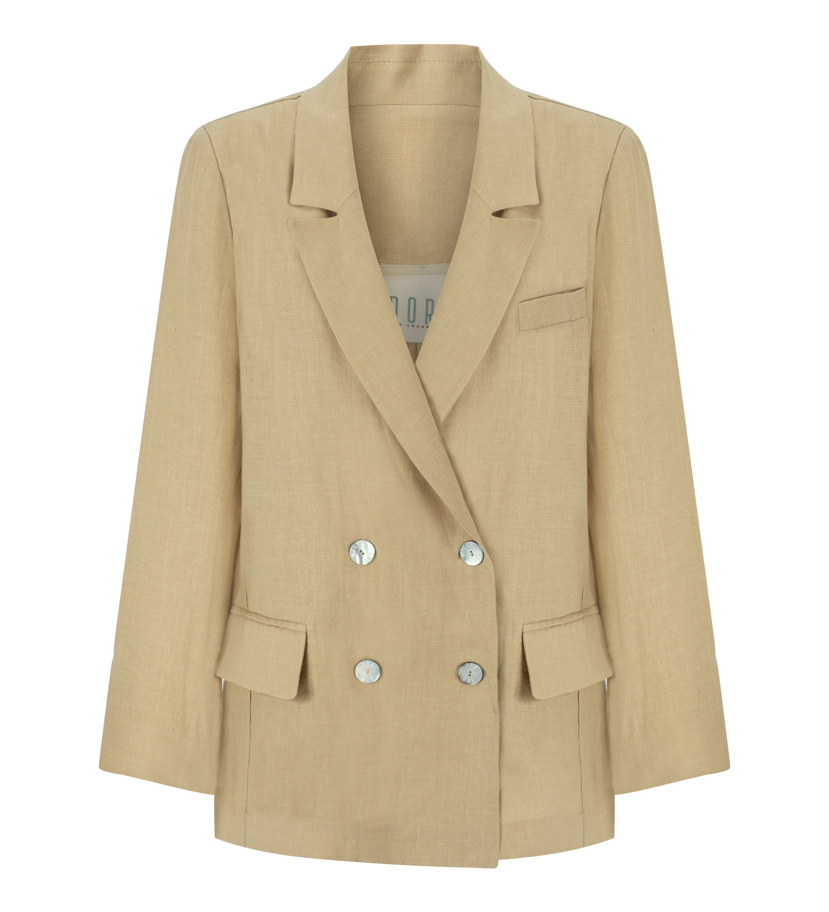 The Art of Forgetting Linen Jacket