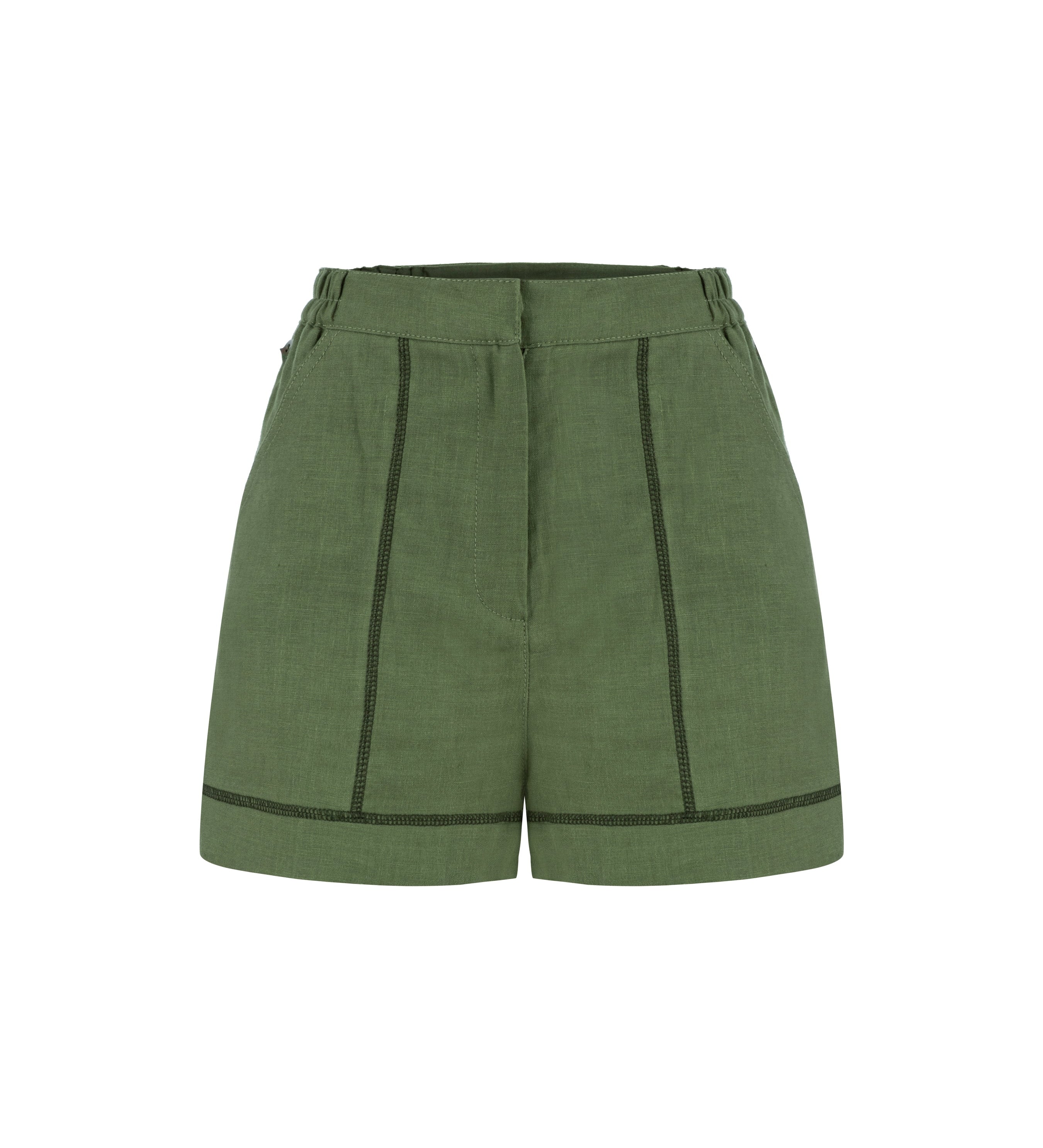 A Short Talk Linen Shorts