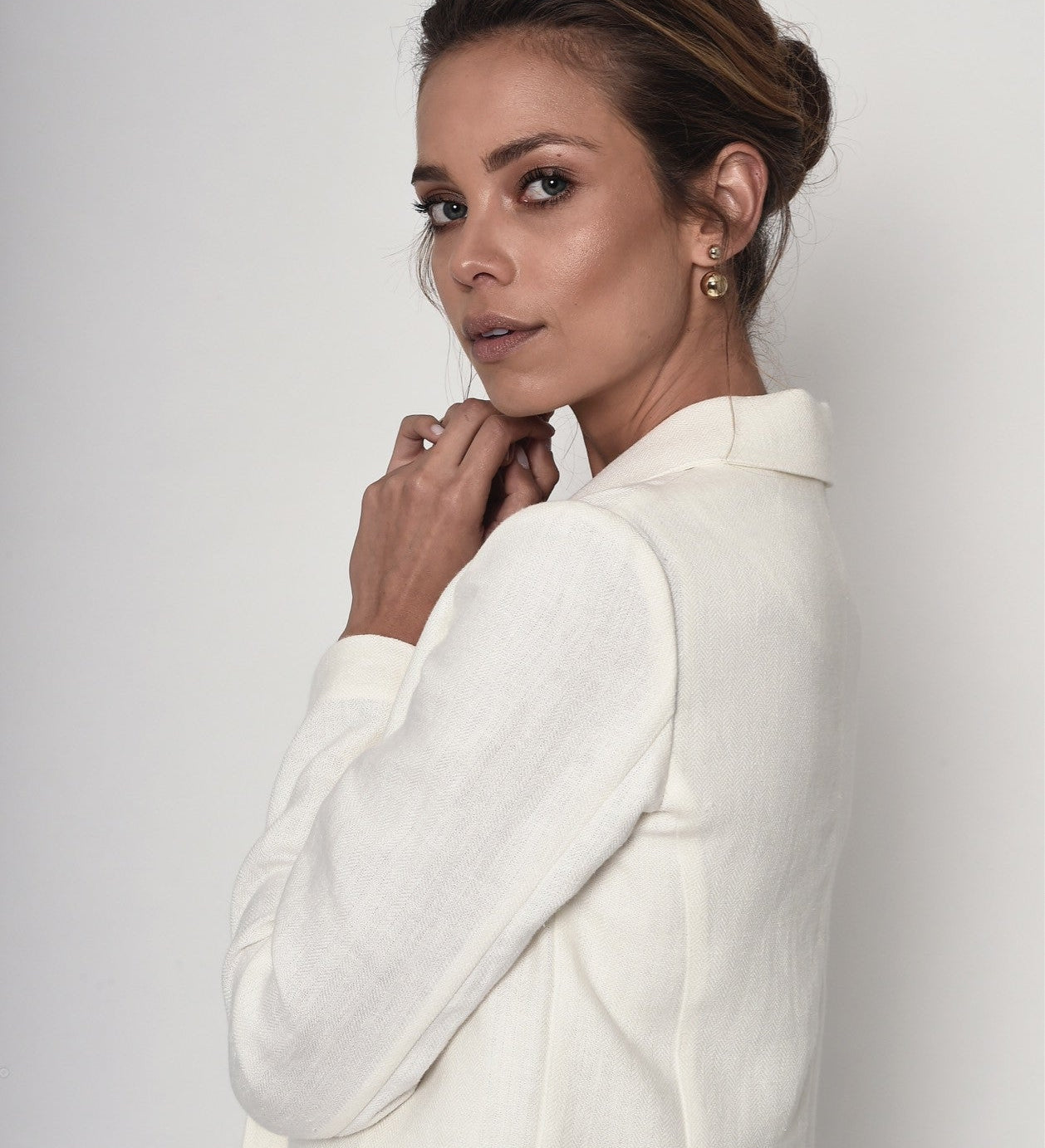 At Good Old Pera Linen Jacket