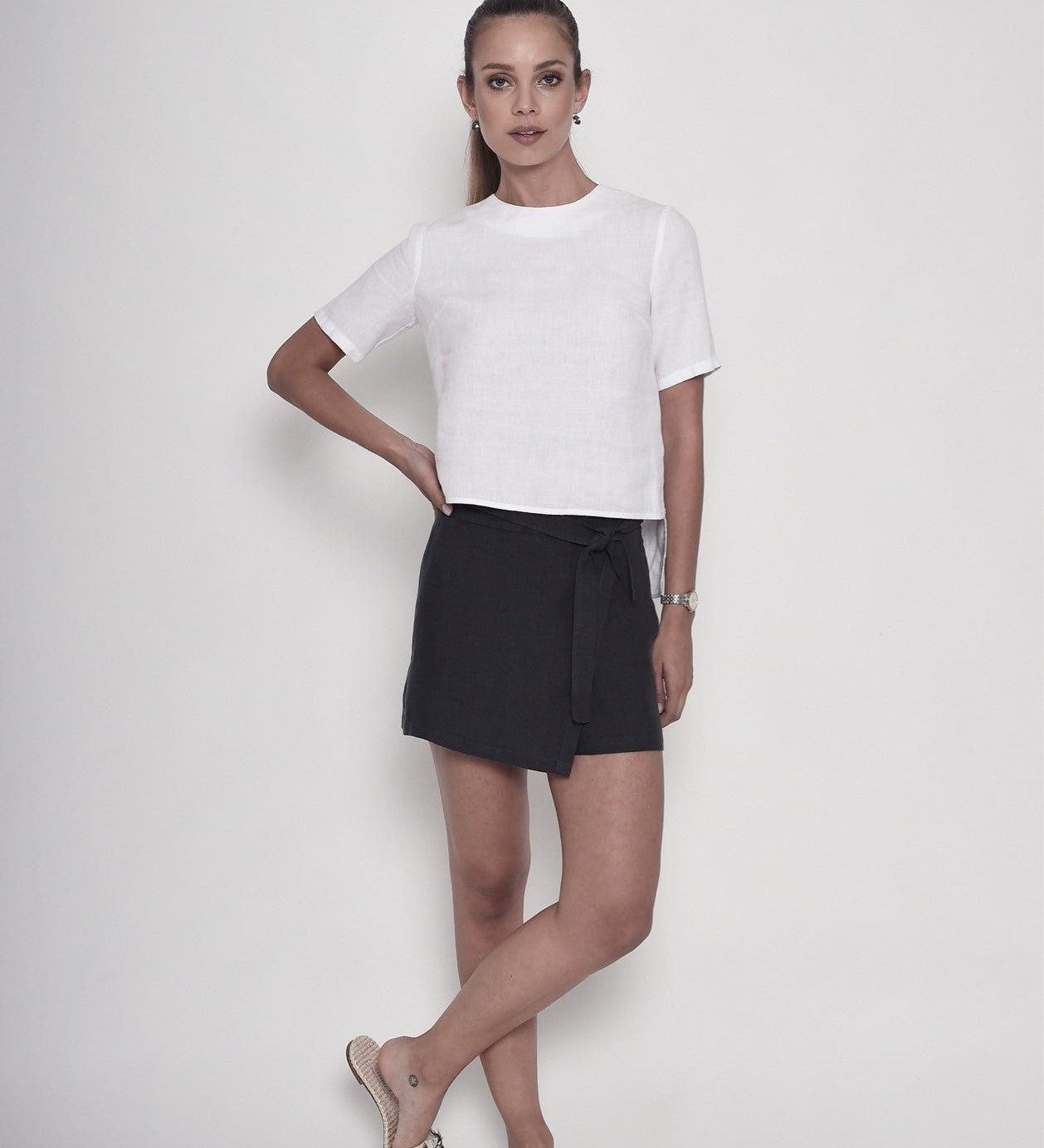 A Walk in Sintra Linen Blouse