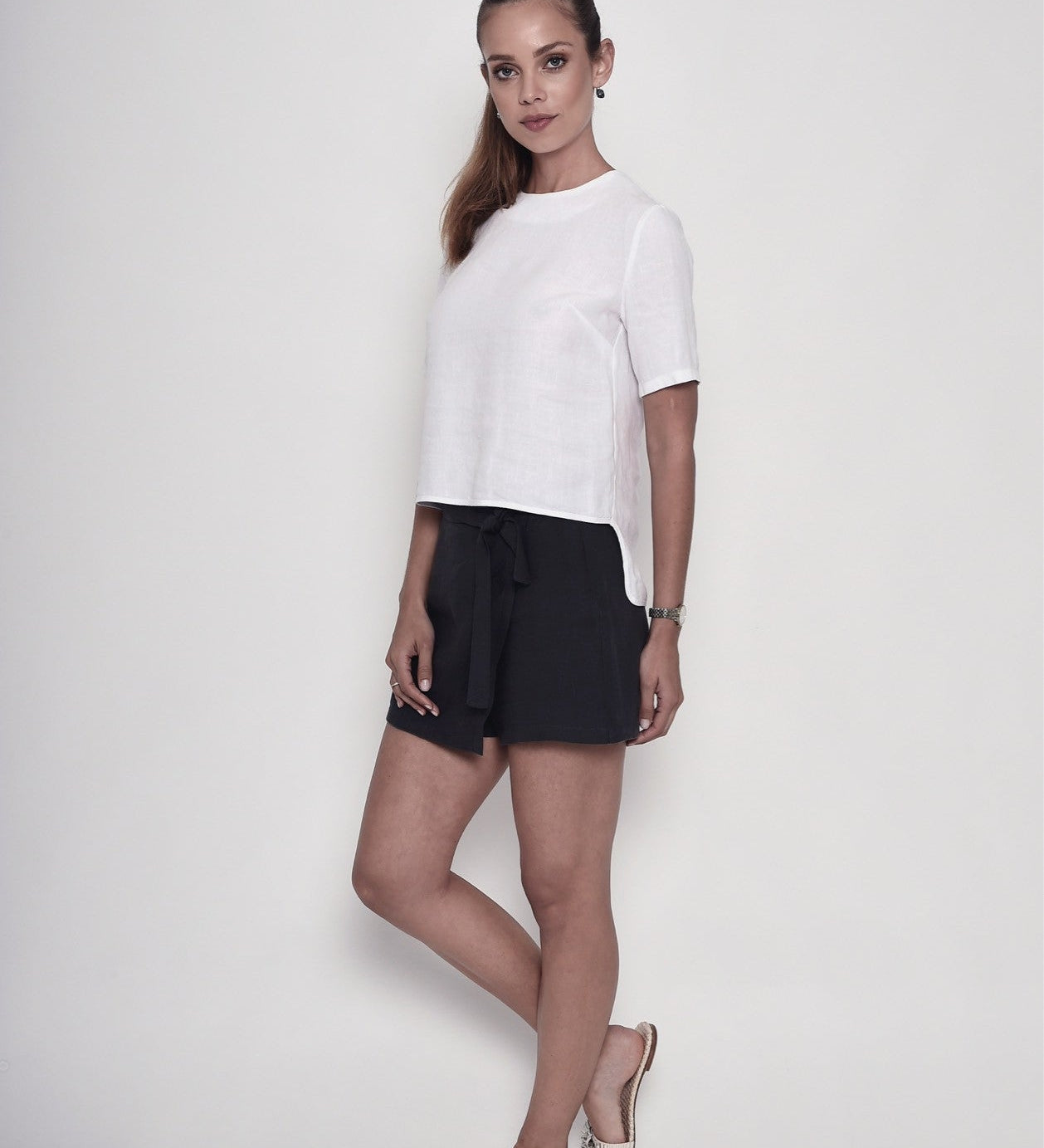 A Walk in Sintra Linen Blouse