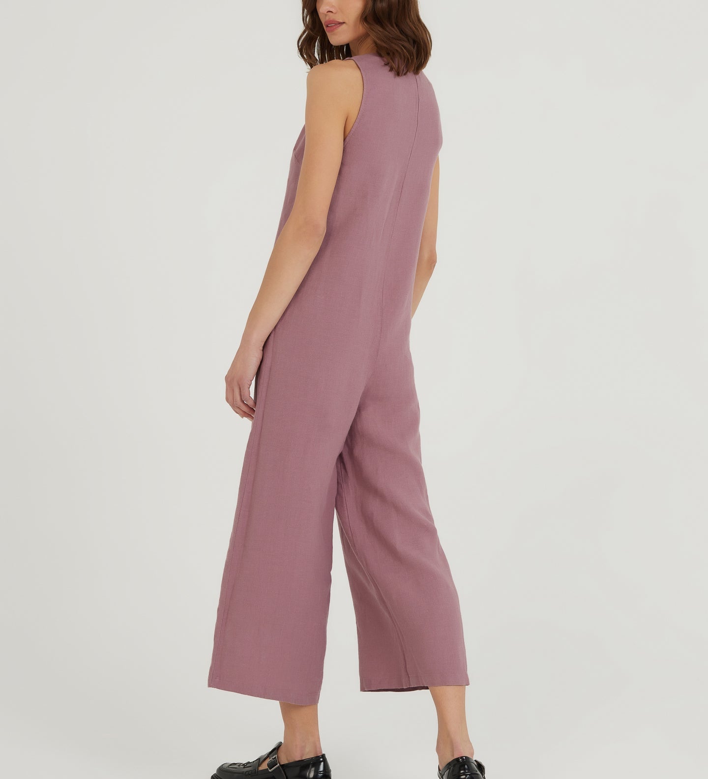 By the Lake Maggiore Linen Jumpsuit