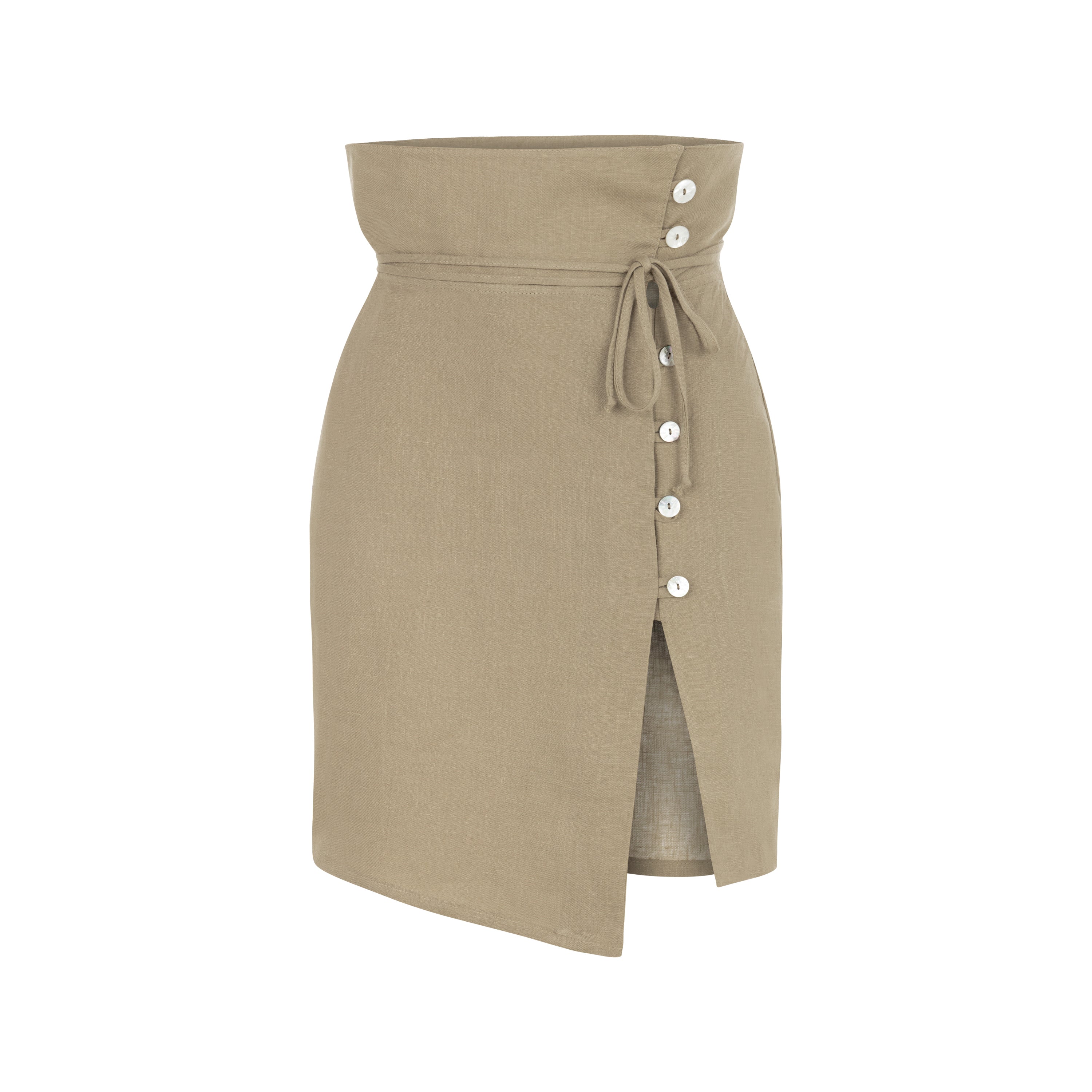Pure Luck Linen Skirt